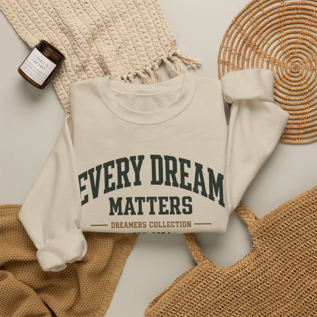 Dreamers Varsity Crewneck.