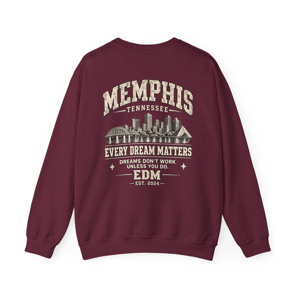 Memphis Built on Dreams Crewneck