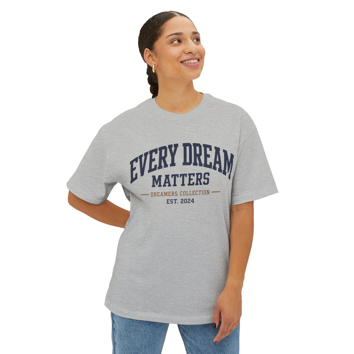 Dreamers Varsity Oversized Tee