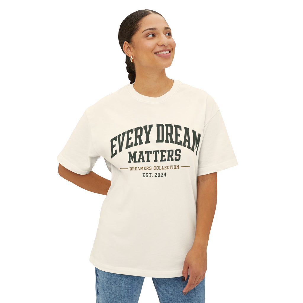 Dreamers Varsity Oversized Tee