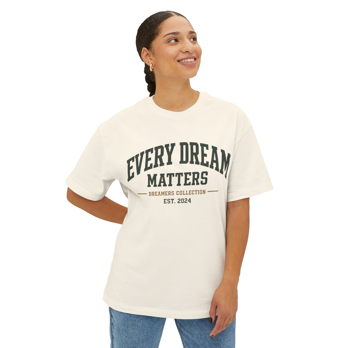 Dreamers Varsity Oversized Tee