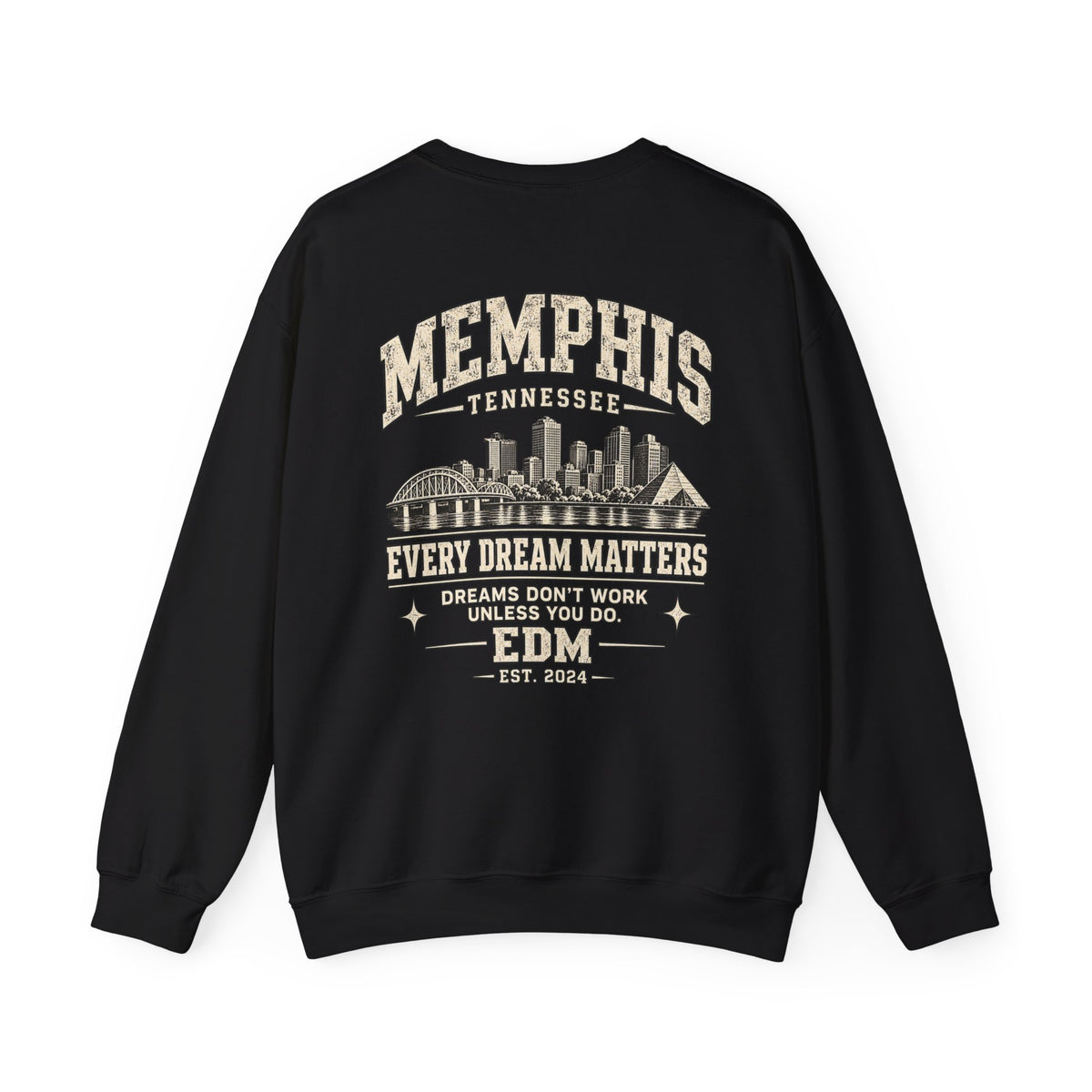 Memphis Built on Dreams Crewneck