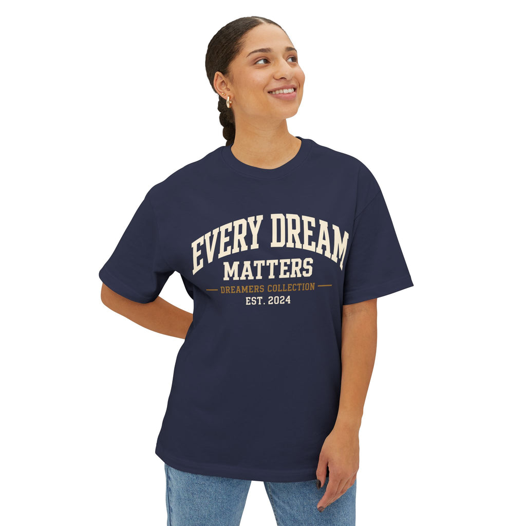 Dreamers Varsity Oversized Tee