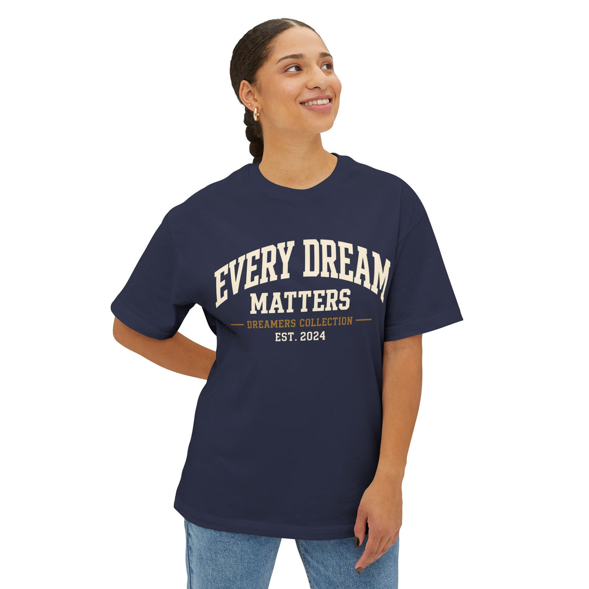 Dreamers Varsity Oversized Tee