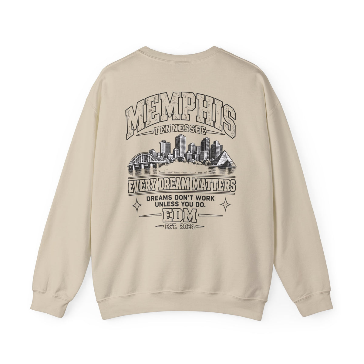 Memphis Built on Dreams Crewneck
